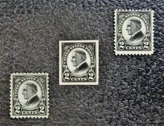 Nystamps Us Stamp 610 - 612 Og H / Nh $38