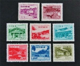 Nystamps Japan Ryukyu Islands Stamp 19 - 26 Og Nh $53