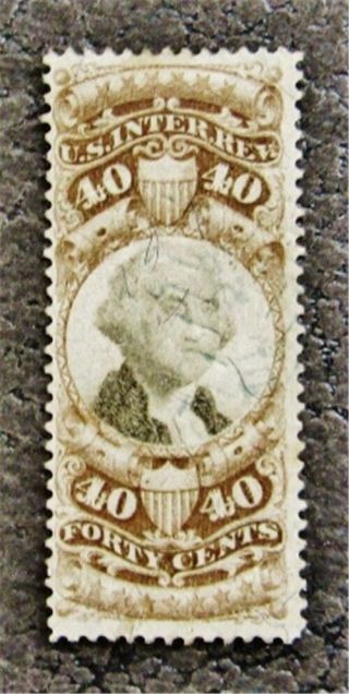 Nystamps Us Stamp R141 Cut Cancel $24