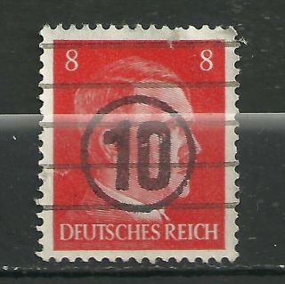 Germany Occupation Local On Hitler Overprint 4