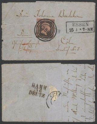 Germany Prussia - Fragment Cover Essen 35167/8
