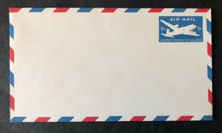 1958 Us Sc Uc26 Air Mail Envelope,  Entire,  Size 12