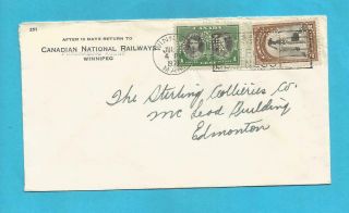 Canada Cover With Cn Perfins On 246 And 247,  1937 Royal Visit 1939 - 1212
