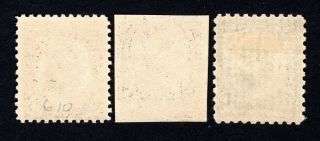 USA 1923 set of stamps Scott 610 - 612 MNH/MH CV=25$ 2