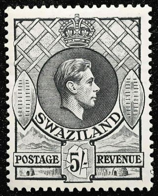 Swaziland Stamp 1938 - 54 5/ - King George Vi Scott 36 Sg37b Og H