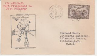 Ft Fitzgerald To Ft Mcmurray 1929 First Official Flight Northwest Territory