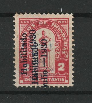 Honduras 1930 Mi 264 Dd Error Double Opt Vf