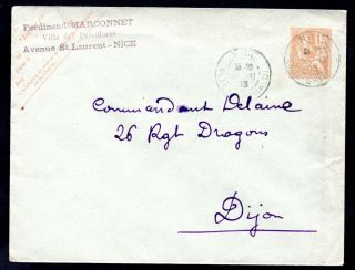 France 1901 15c Postal Stationery Envelope Mi.  U.  14b (cat.  €10)