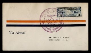 Dr Who 1926 Philadelphia Pa First Flight Air Mail C119515