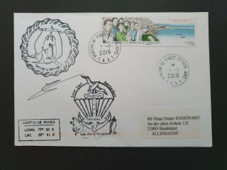 2016 Taaf France Fdc Harbour Industry Saint Paul Vf B261.  7 Start 0.  99$