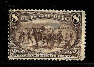 Hick Girl Stamp - Classic U.  S.  Sc 289 Troops Guarding Train Y984