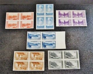 Nystamps Us Stamp 757 - 762 H $30 Block Of 4