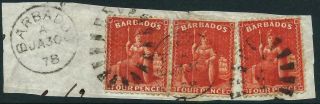 Barbados - 1878 Qv 