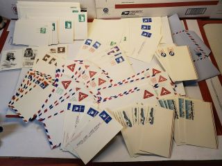 U.  S.  Postal Stationery Lot Over 50,  All Sizes From Usps Airmail