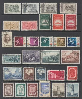China PRC 103 Different stamps 1955 - 1959 VFU 2
