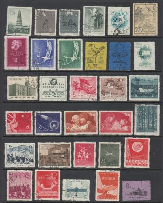 China PRC 103 Different stamps 1955 - 1959 VFU 4