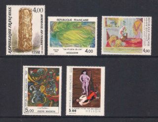France Stamps - 1984 French Art,  Mnh