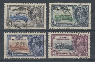 Malaysia Straits Settlements 1935 Kgv Silver Jubilee Set (x4) (id:843/d4750