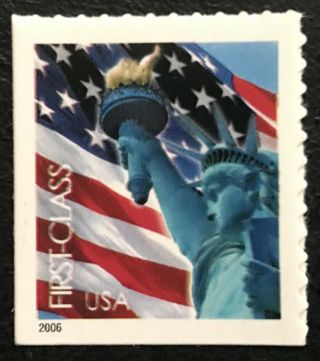 2006 Scott 3973 - (39¢) - Liberty - Single Booklet Stamp - Nh