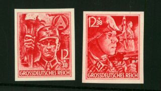 Germany Reich 1945,  Mi 909 - 10 Mnh Imperforated