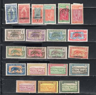 France Colonies Cameroon Cameroun Africa Stamps Hinged & Lot 138
