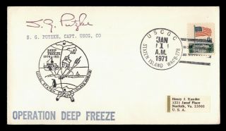 Dr Who 1971 Uscgc Staten Island Ship Operation Deep Freeze Antarctic E39171