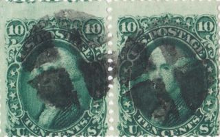 Us Stamp Scott 68 - 1861 - 10c George Washington National Bank Note