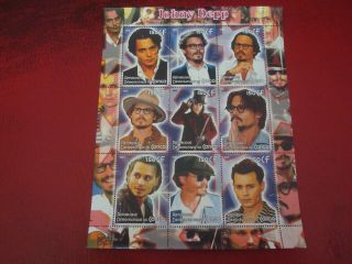 Congo - 2005 Johnny Depp - Minisheet - Unmounted Miniature Sheet