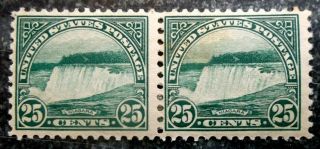 Buffalo Stamps: Scott 568 Niagara Falls Pair,  H/og & F/vf,  Cv = $30