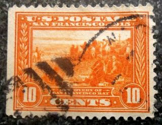 Buffalo Stamps: Scott 400a Panama Pacific,  Xf - J With Supplemental Cancel.