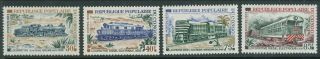 France Congo 1973 Trains Railways Set Mnh Bin Price Gb£5.  00