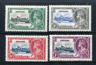 Grenada 124 - 127,  Mlh,  King George V Silver Jubilee,  1935 X31487
