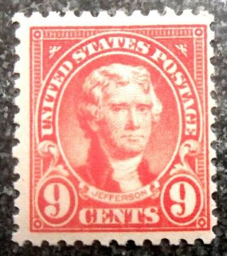 Buffalo Stamps: Scott 561 Fourth Bureau Flat Plate,  Nh/og & F/vf,  Cv = $25
