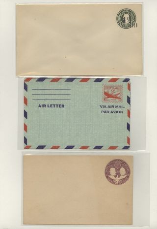 Us - 3 Postal Stationeries Lot 86