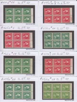 A6057: Us Booklet Pane Collection; Cv $287