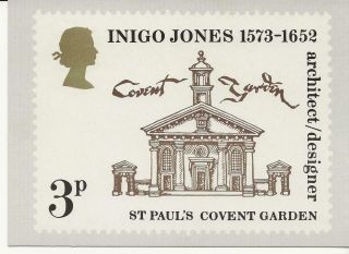 1202 Gb Phq Card Inigo Jones Cat £ 200