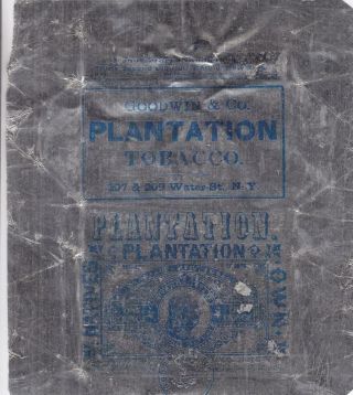 1 Oz Tobacco Tin Foil Tax Stamp,  Tf5/46 (32243)