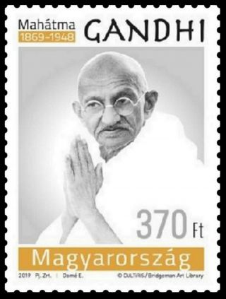 Hungary 2019 150th Birth Anniversary Of Mahatma Gandhi India Stamp Mnh