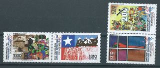 Chile 2009 Stamp On Stamp 200 Years Independence Mnh