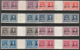 Italy Amg - Ftt Revenue Commercial & Industrial Mnh/muh Gutter Pairs Set