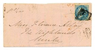 1864 India ½a On Atlay Entire Letter From Rawul Pindee To Simla