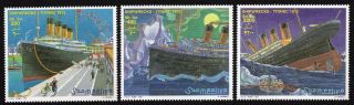 Somalia 1998 Complete Set Of Stamps Mi 722 - 724 Mnh Cv=12€