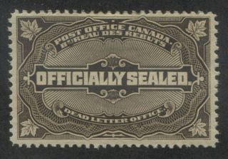 Canada Post Office Seal Scott Ox4