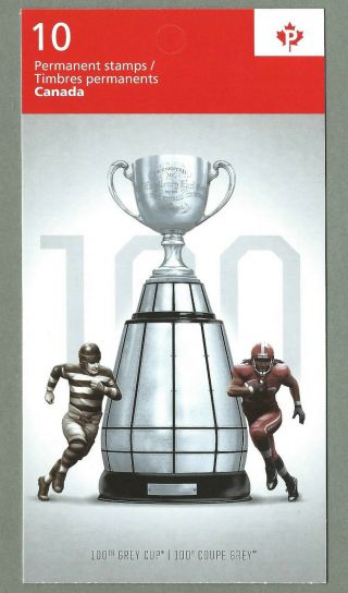 Canada 2012 Booklet - 100th Grey Cup Game Football - 10 @ " P " - Complete - Mnh