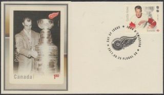 Canada 3029.  10 - Legends Of Hockey Gordie Howe On First Day Cover