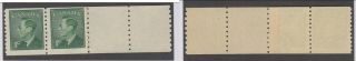 Mnh Canada 1 Cent Kgvi Coil End Strip 295 (lot 15916)