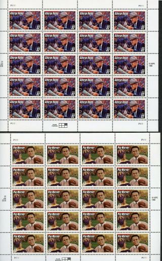 Us Scott 3143 - 46 Coaches Complete Sheet Set Of 20 Stamps Mnh