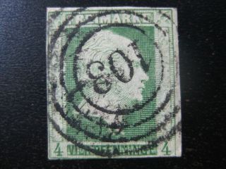 Preussen Prussia German States Mi.  5 Scarce Stamp Cv $108.  00