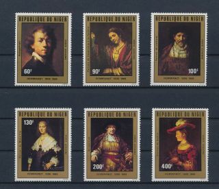 Lk53809 Niger Air Mail Rembrandt Art Paintings Fine Lot Mnh