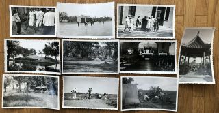 10 X China Old Photo Mission Tientsin Arsenal Chapella 1934 - 1938